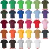 t shirt color chart - Snorlax Merch