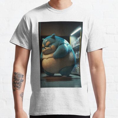 ssrcoclassic teemensfafafaca443f4786front altsquare product1000x1000.u1 7 1 - Snorlax Merch