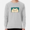 ssrcolightweight sweatshirtmensheather greyfrontsquare productx1000 bgf8f8f8 13 - Snorlax Merch