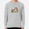 ssrcolightweight sweatshirtmensheather greyfrontsquare productx1000 bgf8f8f8 16 - Snorlax Merch