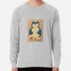 ssrcolightweight sweatshirtmensheather greyfrontsquare productx1000 bgf8f8f8 18 - Snorlax Merch