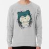 ssrcolightweight sweatshirtmensheather greyfrontsquare productx1000 bgf8f8f8 21 - Snorlax Merch