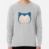 ssrcolightweight sweatshirtmensheather greyfrontsquare productx1000 bgf8f8f8 23 - Snorlax Merch