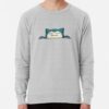 ssrcolightweight sweatshirtmensheather greyfrontsquare productx1000 bgf8f8f8 3 - Snorlax Merch