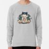 ssrcolightweight sweatshirtmensheather greyfrontsquare productx1000 bgf8f8f8 9 - Snorlax Merch