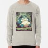 ssrcolightweight sweatshirtmensoatmeal heatherfrontsquare productx1000 bgf8f8f8 12 - Snorlax Merch