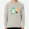 ssrcolightweight sweatshirtmensoatmeal heatherfrontsquare productx1000 bgf8f8f8 2 - Snorlax Merch