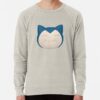 ssrcolightweight sweatshirtmensoatmeal heatherfrontsquare productx1000 bgf8f8f8 23 - Snorlax Merch