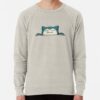 ssrcolightweight sweatshirtmensoatmeal heatherfrontsquare productx1000 bgf8f8f8 3 - Snorlax Merch