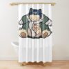 urshower curtain closedsquare1000x1000.1 5 - Snorlax Merch