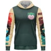 Snorlax Pokemon Streetwear Lightweight Hoodie FRONT mockup - Snorlax Merch